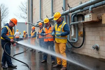Serviço de hidrojateamento profissional em Praia Grande